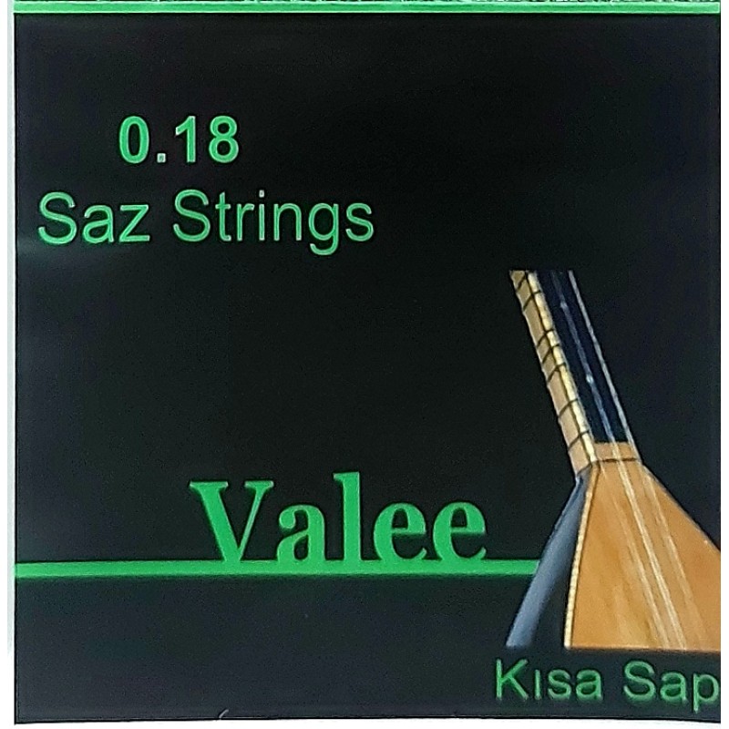 Valee 0.18 green, Χορδές για σάζι / ταμπουρά