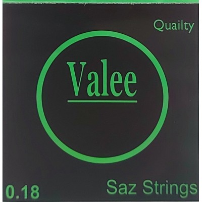 Valee 0.18 green, Χορδές για σάζι / ταμπουρά