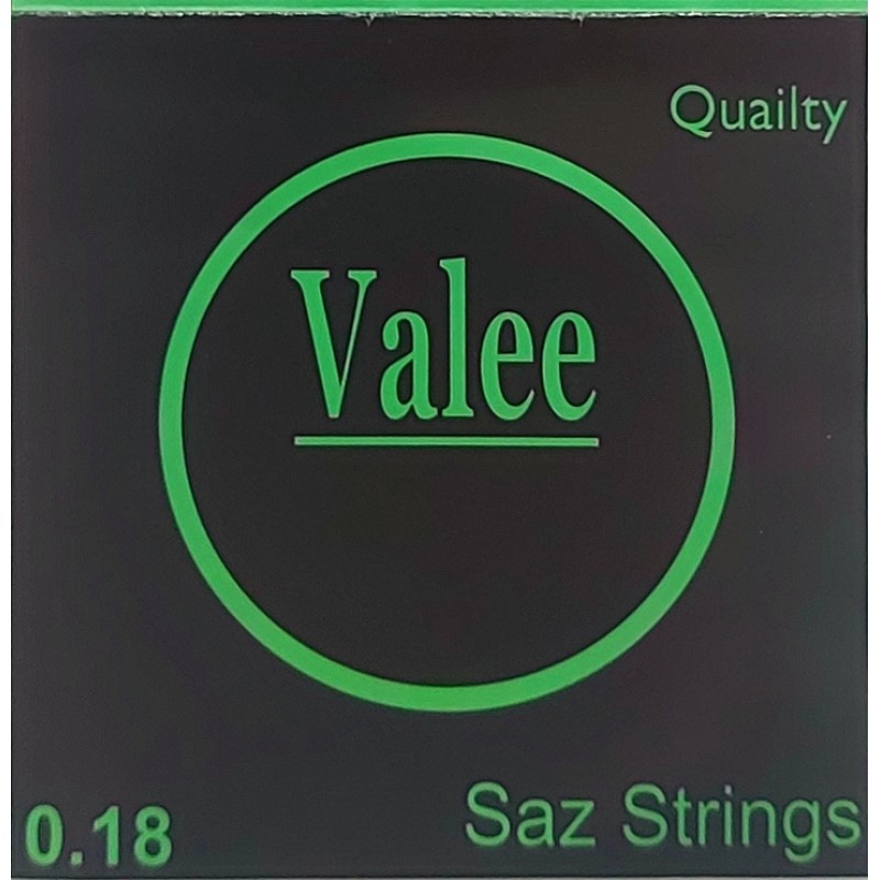 Valee 0.18 green, Χορδές για σάζι / ταμπουρά