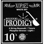 Prodigy White Σετ Χορδές για 6-χορδο Μπουζούκι - Tζουρά Ph. Bronze 10"