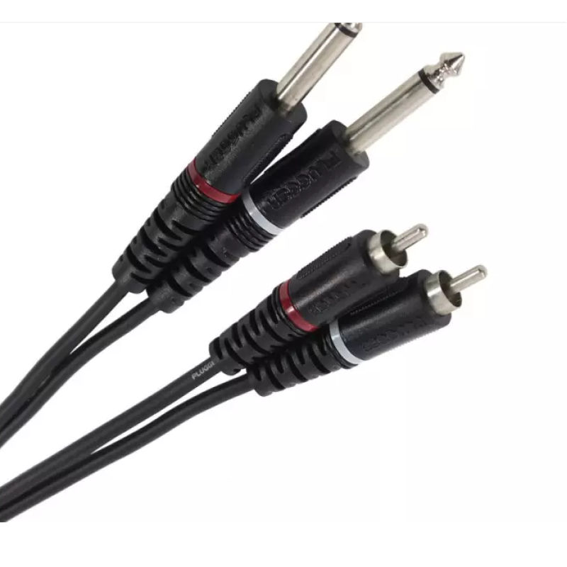 Plugger RCA-Jack, Καλώδιο οργάνου 3m