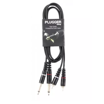 Plugger RCA-Jack, Καλώδιο οργάνου 3m