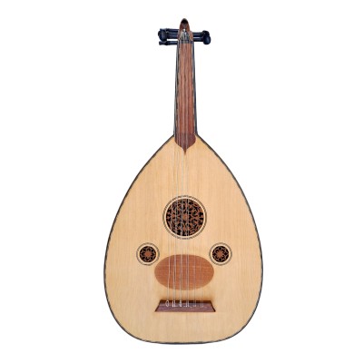 Oud Makam Muzik vintage brown