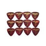 PRODIGY Medium Red Pearl picks (set of 12)