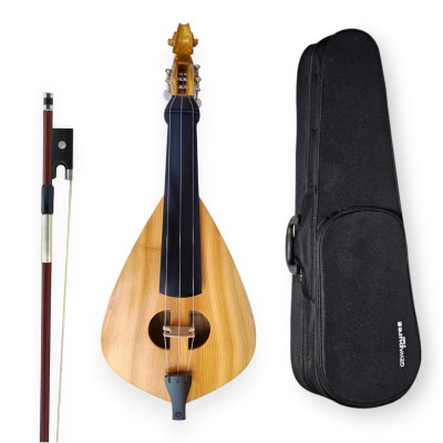 Cretan lyra Mulberry Set with bow and carrying bag