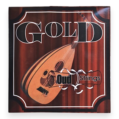 Gold Oud strings set - Turkish tuning Medium tension