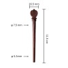 Tuning Peg for traditional musical instruments long Wenge