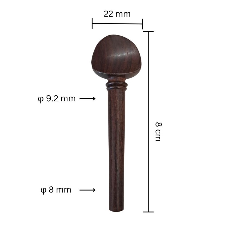 Oud Tuning Peg Rosewood 9.2mm