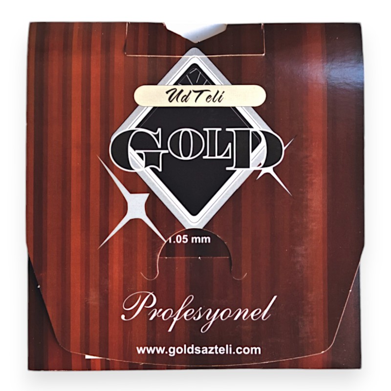 Gold Oud strings set - Turkish tuning Medium tension