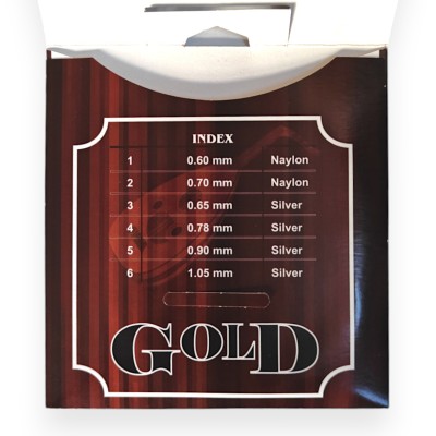 Gold Oud strings set - Turkish tuning Medium tension