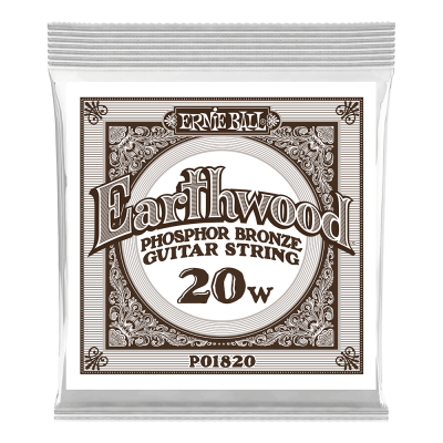Ernie Ball Earthwood 020w P01820 Bronze Μεμονωμένη Χορδή