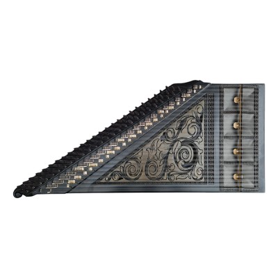 Κανονάκι M.Saglam black floral