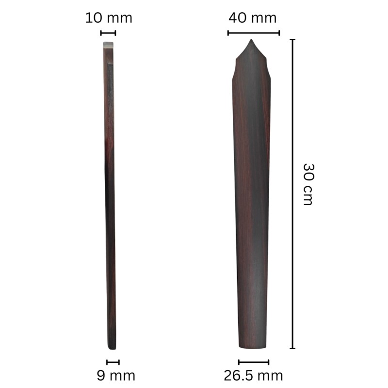 Rosewood Fingerboard for lyra of Pontos curved