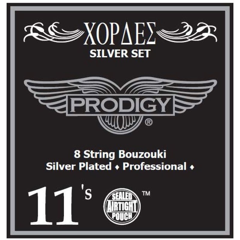 Prodigy Silver set for 8-string Bouzouki 11-28