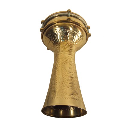 Doumbek Bronze carved V-3