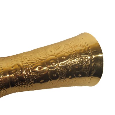 Doumbek Bronze carved V-3
